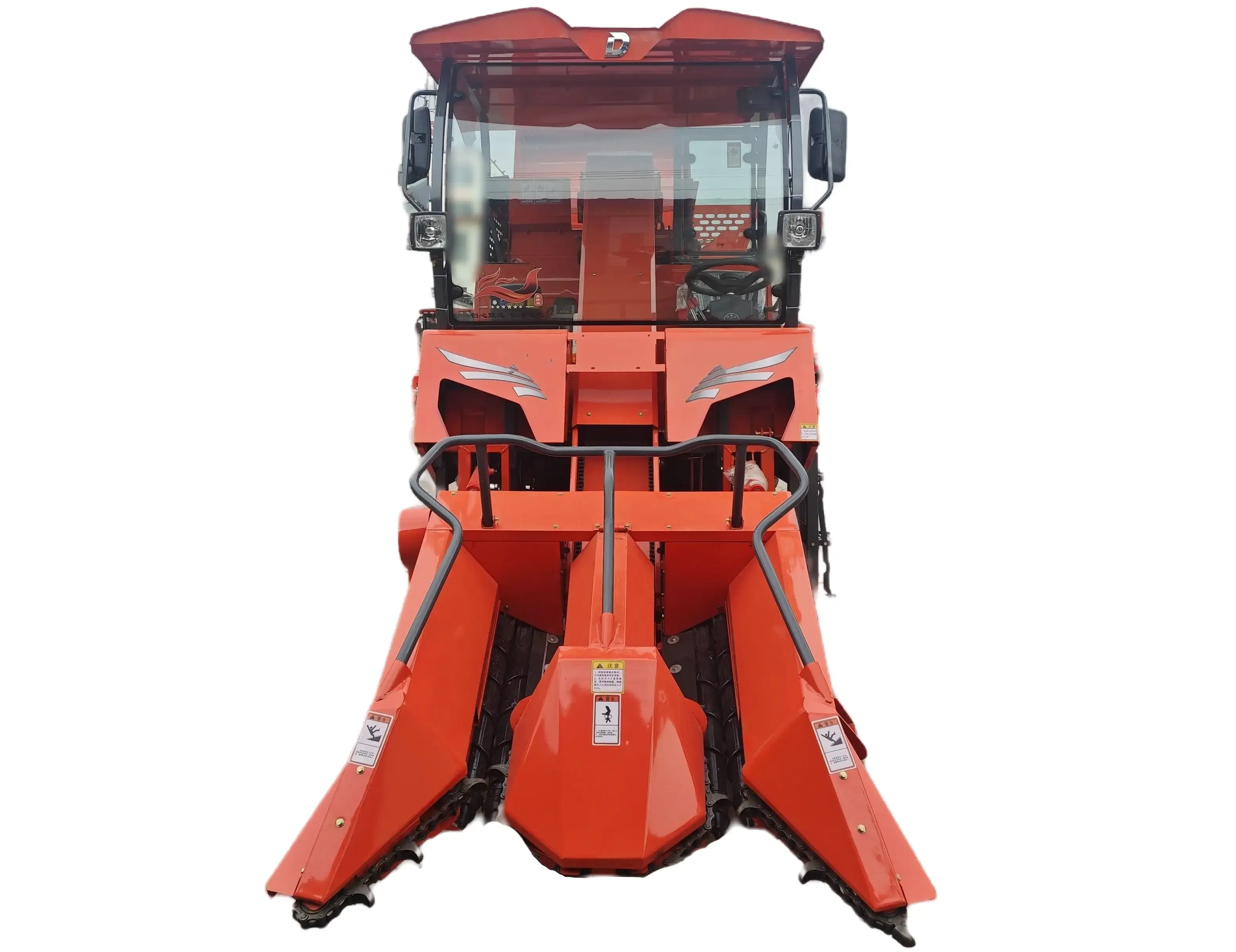 Two Rows Self-propelled Corn Harvester
